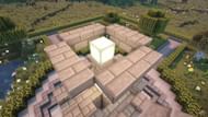 The top layer of the fountain (Image via YouTube/Spudetti)